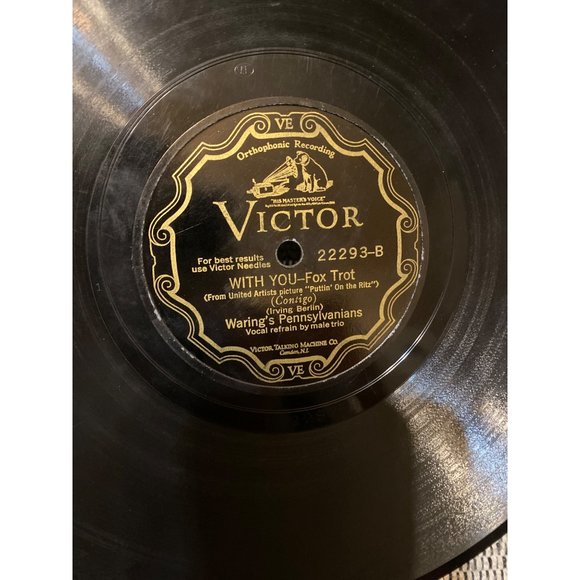 AS IS Vintage record fox trot with you there's danger in your eyes Cherie - Picture 2 of 4